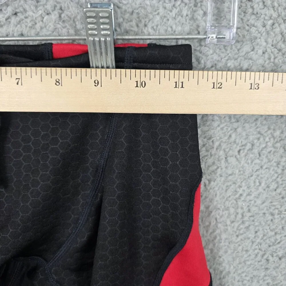 Men's TYR Durafast Elite Hexa Cure Spl Jammer in Black & Red Size 26 XS